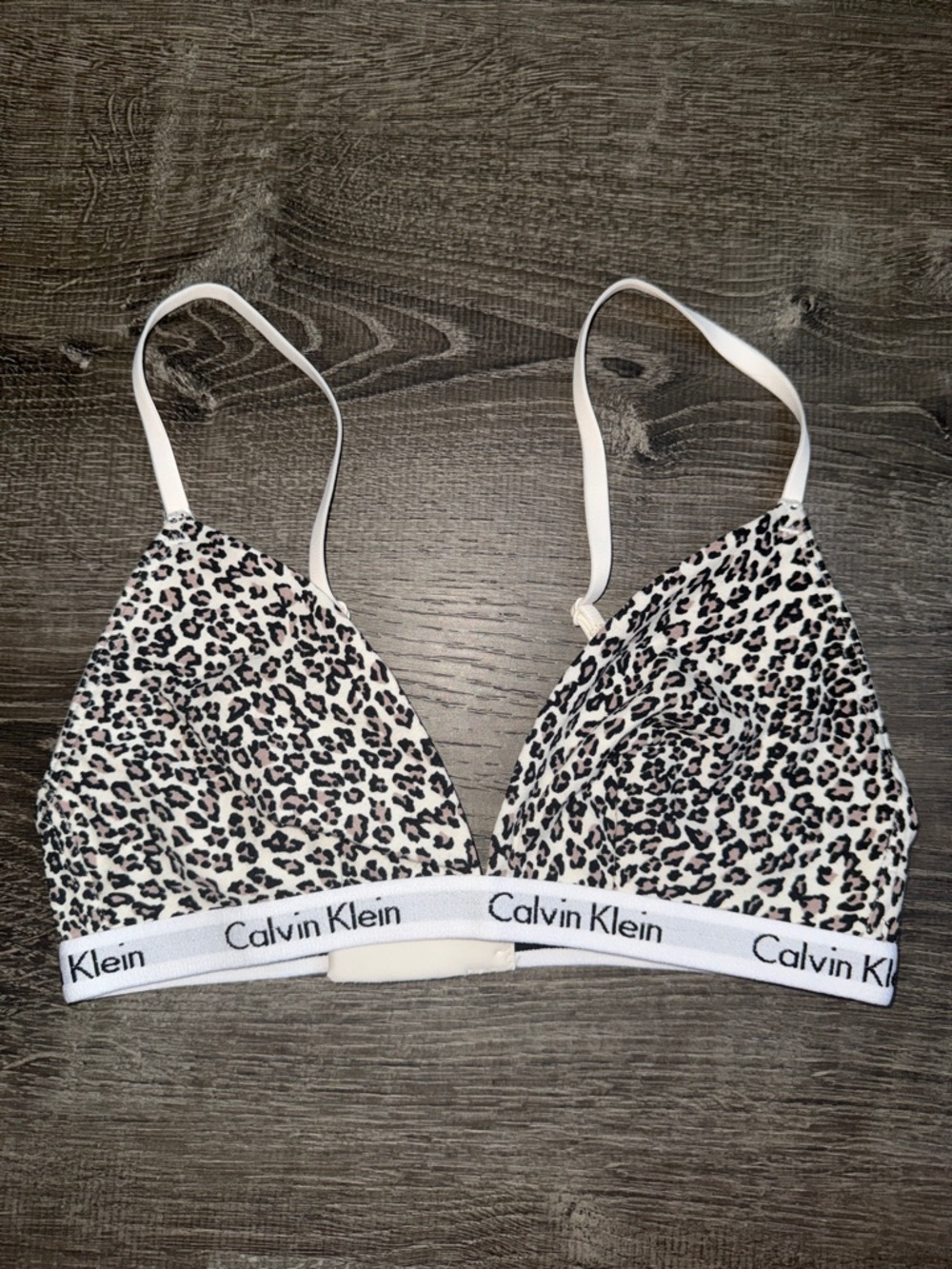 Calvin Klein Leopard Triangle Bralette